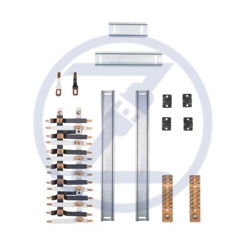 Kit Barramento 100A Bifásico Isolado P/28 Circuitos